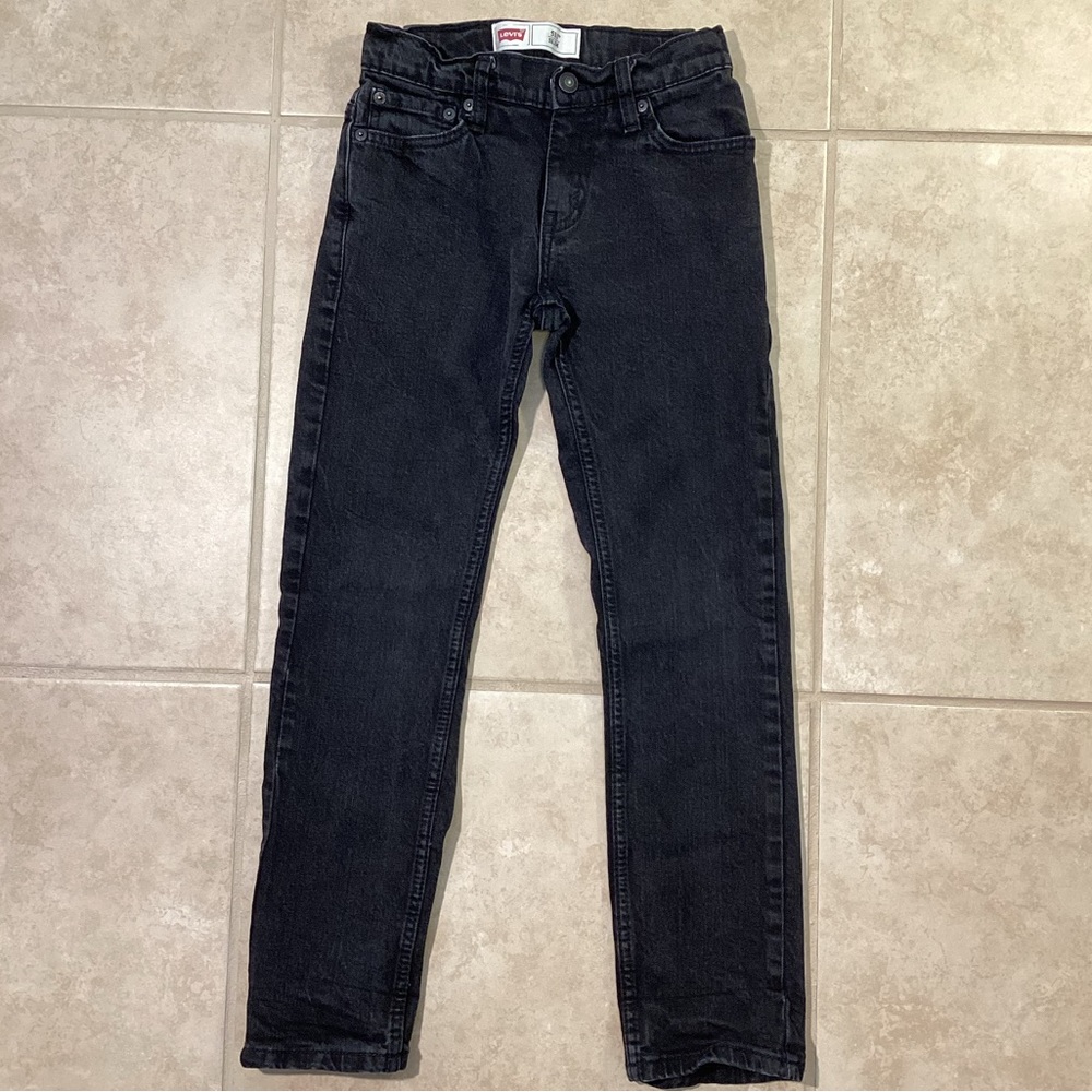 511 Black Denim Boys Jeans Size 10 Regular